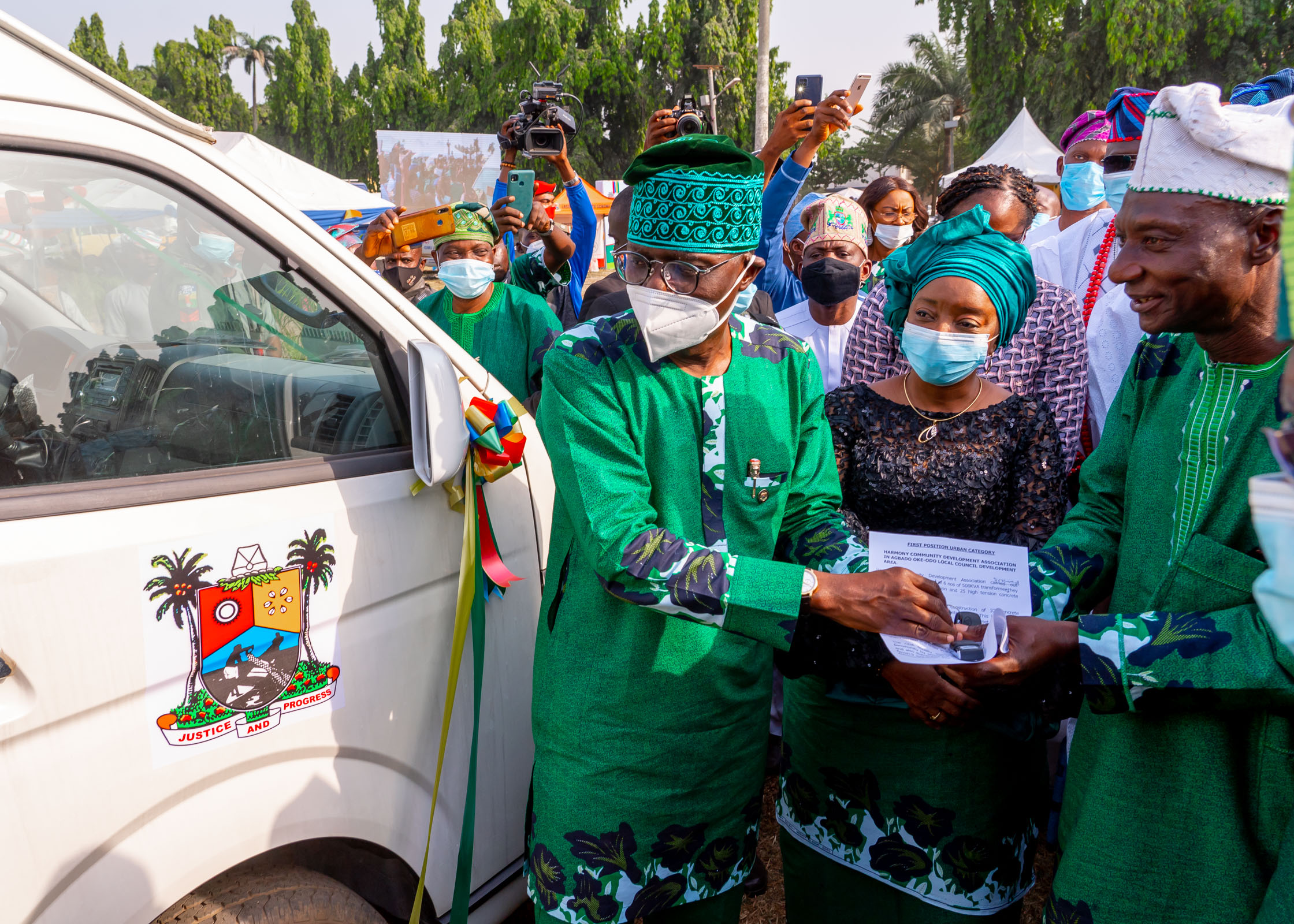 YULETIDE: SANWO-OLU CAUTIONS LAGOSIANS ON COVID, SECURITY, FIRE OUTBREAK